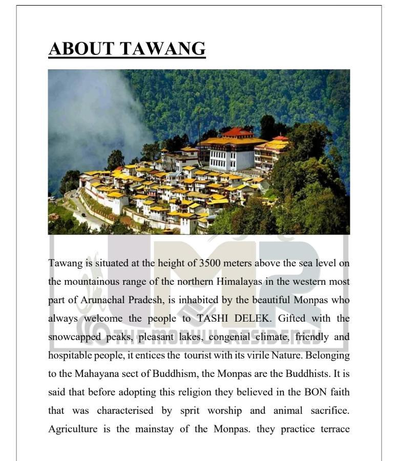 Hotel The Monyul Residency à Tawang Extérieur photo